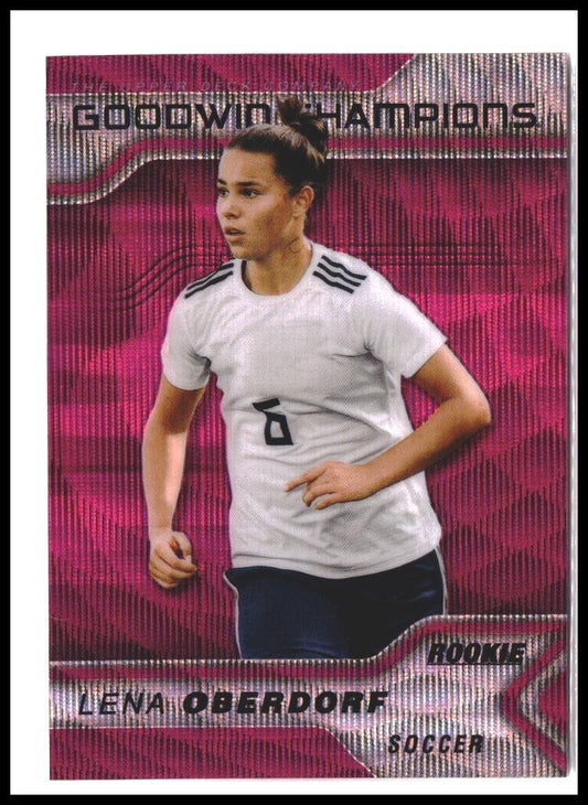Lena Oberdorf #P14 2023 Upper Deck Goodwin Champions Platinum Pink Wave