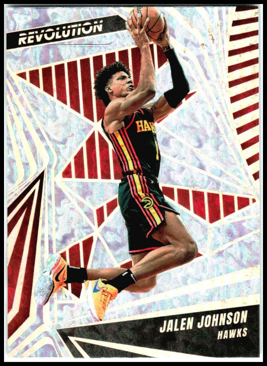 2023-24 Panini Revolution Avalanche #92 Jalen Johnson Atlanta Hawks