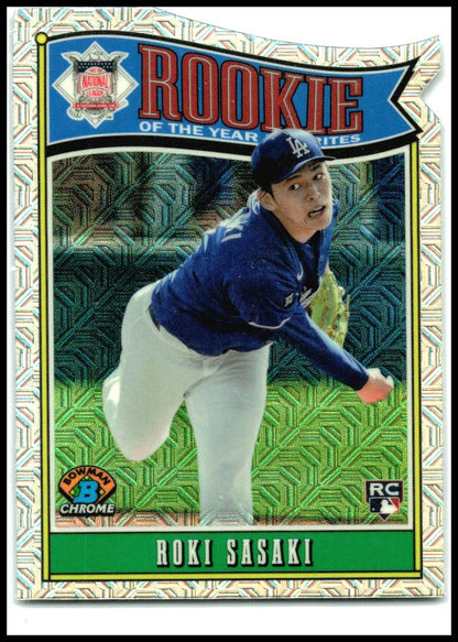 2025 Bowman Rookie of the Year Favorites Mojo #ROY-10 Roki Sasaki Dodgers