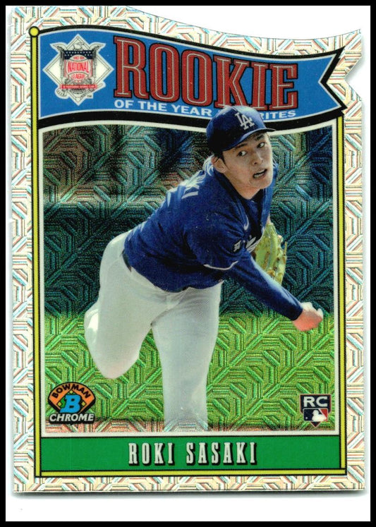 2025 Bowman Rookie of the Year Favorites Mojo #ROY-10 Roki Sasaki Dodgers
