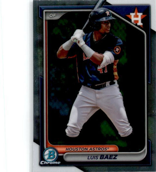 2024 Bowman Draft Chrome #BCP-110 Luis baez Houston Astros