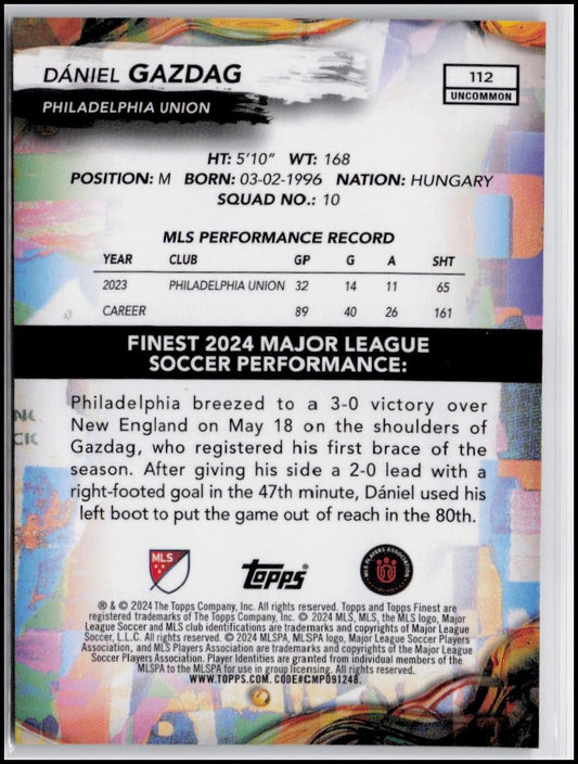 2024 Finest MLS #112 Dániel Gazdag