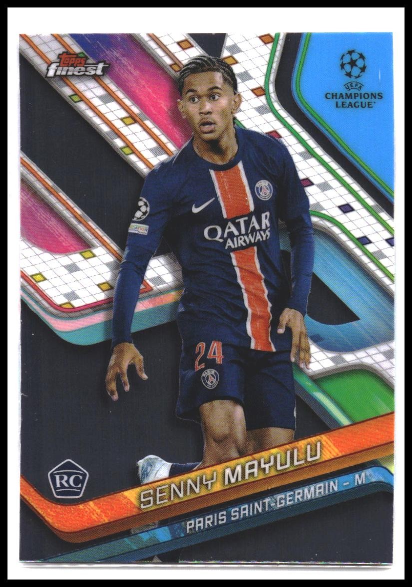 Senny Mayulu #54 2024-25 Finest UEFA Club Competitions Rookie