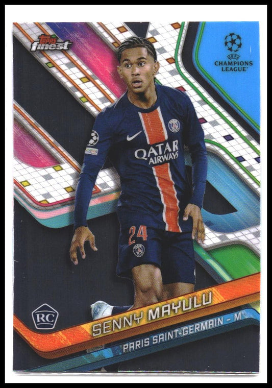 Senny Mayulu #54 2024-25 Finest UEFA Club Competitions Rookie