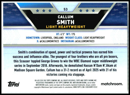 2024 Topps Chrome #53 Callum Smith