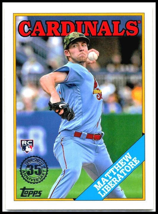 2023 Topps 1988 Topps 35th Anniversary #T88-95 Matthew Liberatore St. Louis