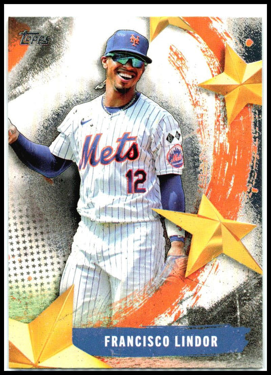 2025 Topps Stars of MLB #SMLB-11 Francisco Lindor New York Mets