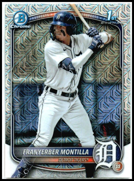 2025 Bowman Chrome Prospects Mojo Refractor #BCP-5 Franyerber Montilla Detroit