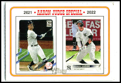 2023 Topps Heritage #4 Aaron Judge New York Yankees