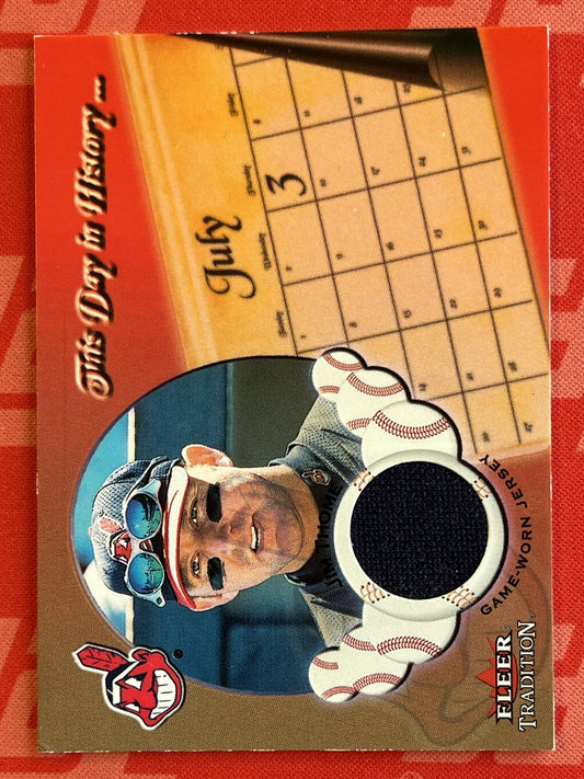 2002 Fleer Tradition Update This Day In History Game Used #NNO Jim Thome Indians