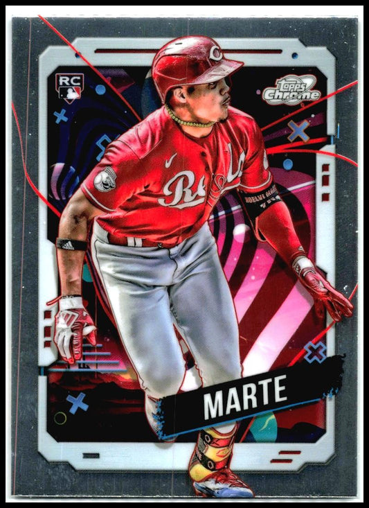 2024 Topps Chrome Cosmic #16 Noelvi Marte Rookie Cincinnati Reds