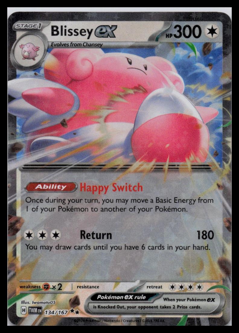 SV06: Twilight Masquerade #134/167 Blissey ex