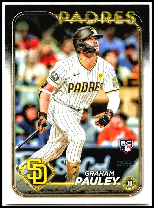 2024 Topps Update #US84 Graham Pauley Rookie San Diego Padres