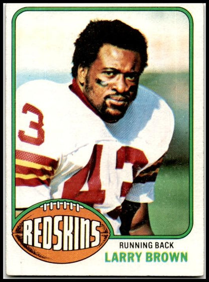 1976 Topps #115 Larry Brown Washington Redskins