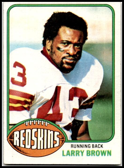 1976 Topps #115 Larry Brown Washington Redskins