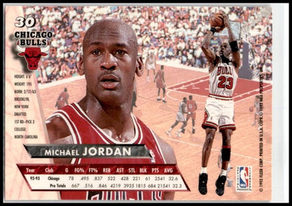 1993-94 Ultra #30 Michael Jordan Chicago Bulls