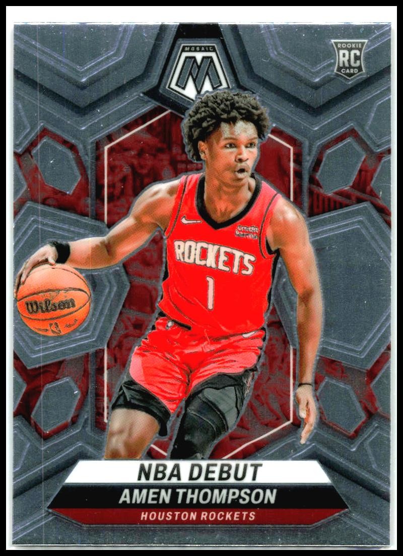 2023-24 Panini Mosaic #269 Amen Thompson Houston Rockets