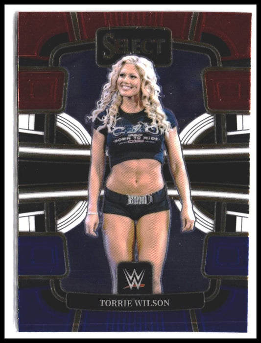 Torrie Wilson #75 2024 Panini Select WWE Red and Blue