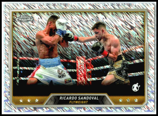 2024 Topps Chrome Boxing Shimmer #88 Ricardo Sandoval