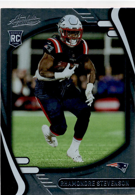 2021 Panini Absolute #133 Rhamondre Stevenson  Rookie New England Patriots