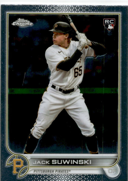 2022 Topps Chrome Update #USC180 Jack Suwinski Rookie Pittsburgh Pirates