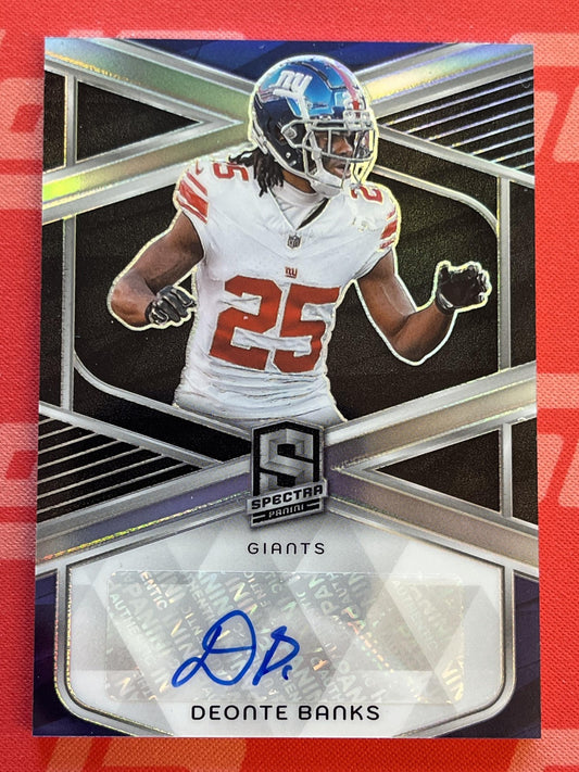 2024 Panini Spectra Celestial Auto #/199 #SIG-DBS Deonte Banks Auto Giants