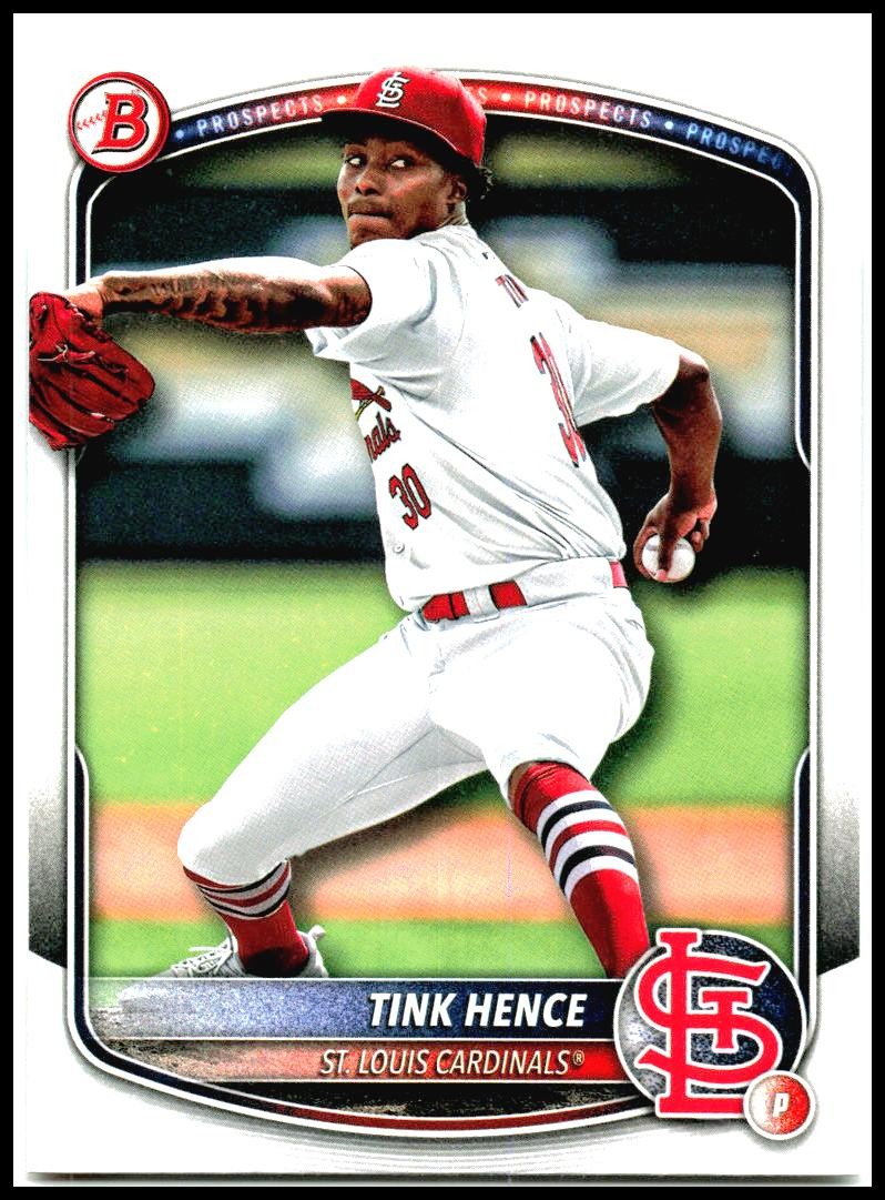 2025 Bowman Prospects #BP-101 Tink Hence St. Louis Cardinals