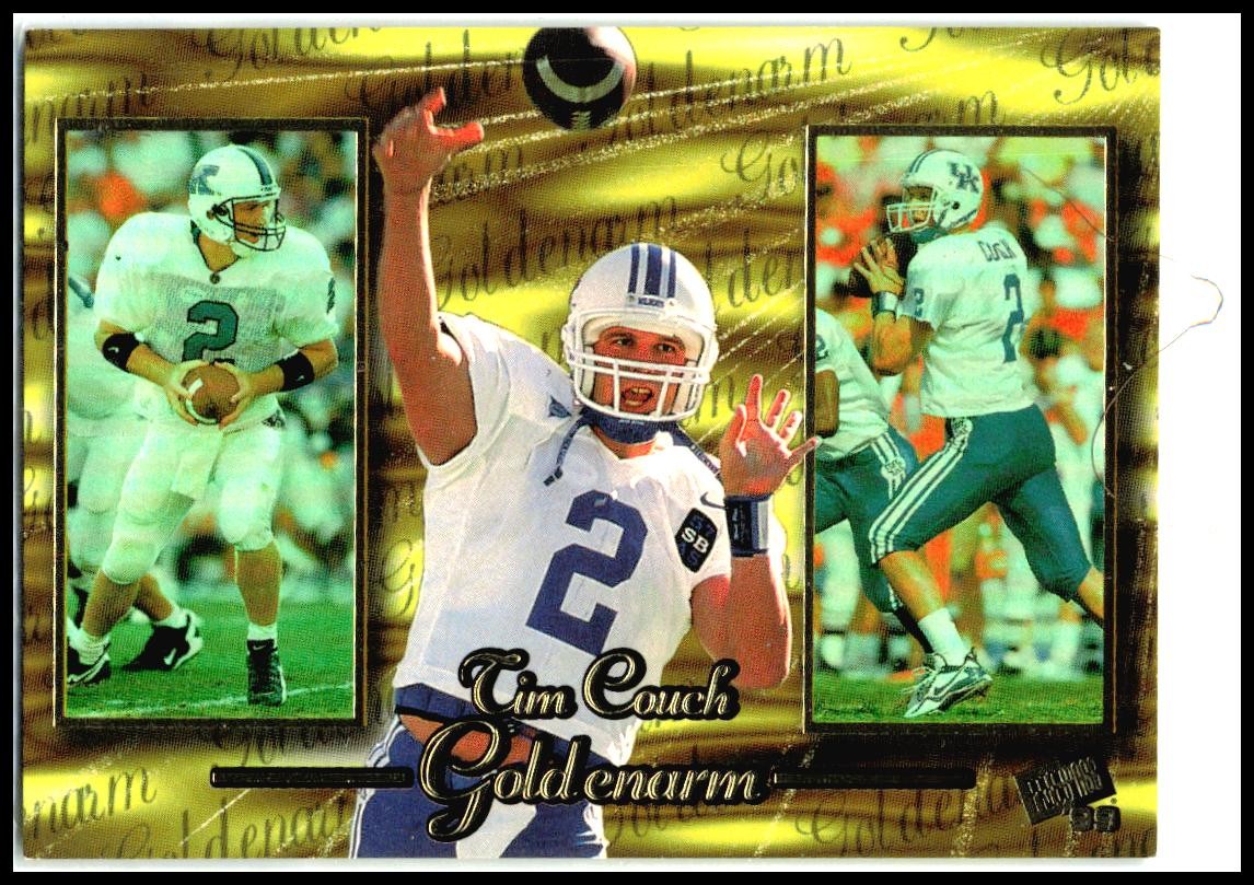 1999 Press Pass Goldenarm #GA1 Tim Couch Kentucky Wildcats