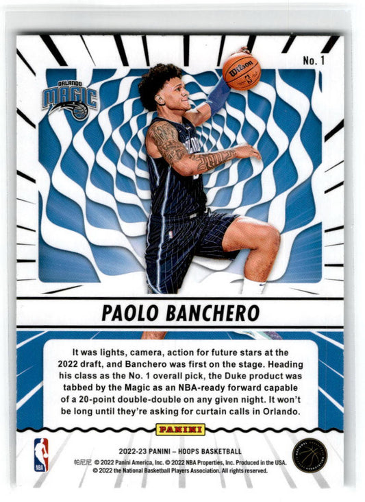 2022 Hoops Class Action #25 Palolo Banchero Orlando Magic