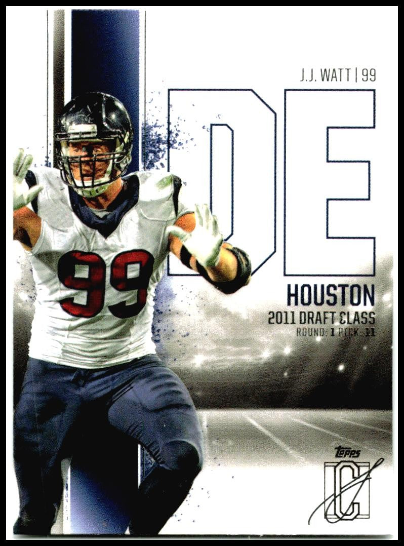 2024 Topps Signature Class #19 J.J. Watt Houston Texans