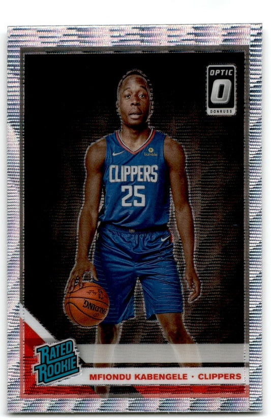 2019-20 Donruss Optic Mfiondu Kabengele Rookie Los Angeles Clippers #159