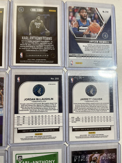 12 Assorted Minnesota Timberwolves! Check it Out!!