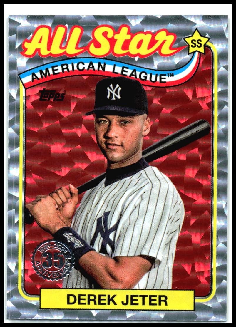 2024 Topps 35th Anniversary All-Stars Foil #89ASB-7 Derek Jeter Yankees