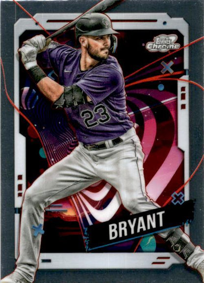2024 Topps Chrome Cosmic #74 Kris Bryant Colorado Rockies