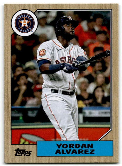 2022 Topps Archives 1987 Topps Design Yordan Alvarez Houston Astros #298