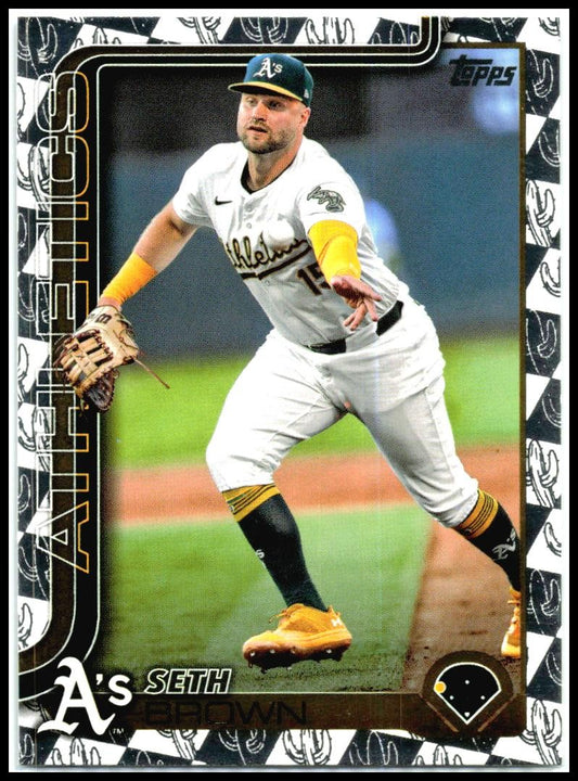 2025 Topps Spring Training #8 Seth Brown Athletics