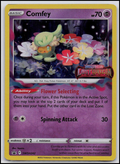 SWSH: Promo Cards #SWSH242 Comfey PreRelease