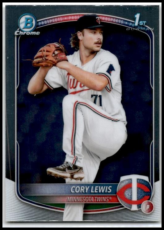 2025 Bowman Chrome #BCP-128 Cory Lewis Twins