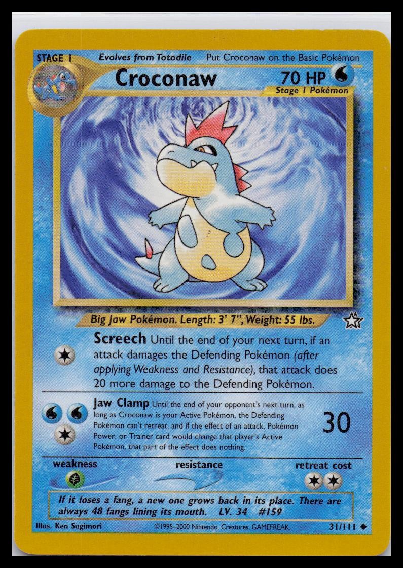 Neo Genesis #031/111 Croconaw (31)