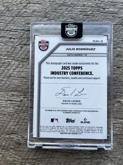 2025 Topps Industry Conference Julio Rodriguez Auto /15 Seattle Mariners