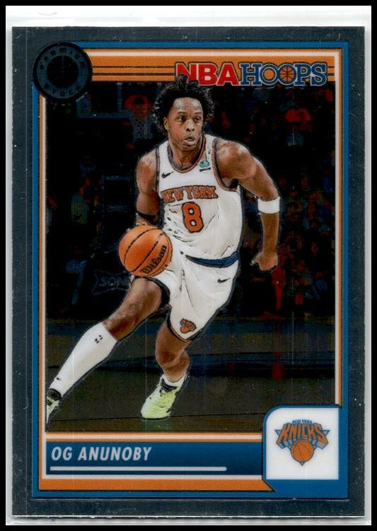 2023-24 hoops premium stock Holo Webs #223 OG Anunoby Toronto Raptors