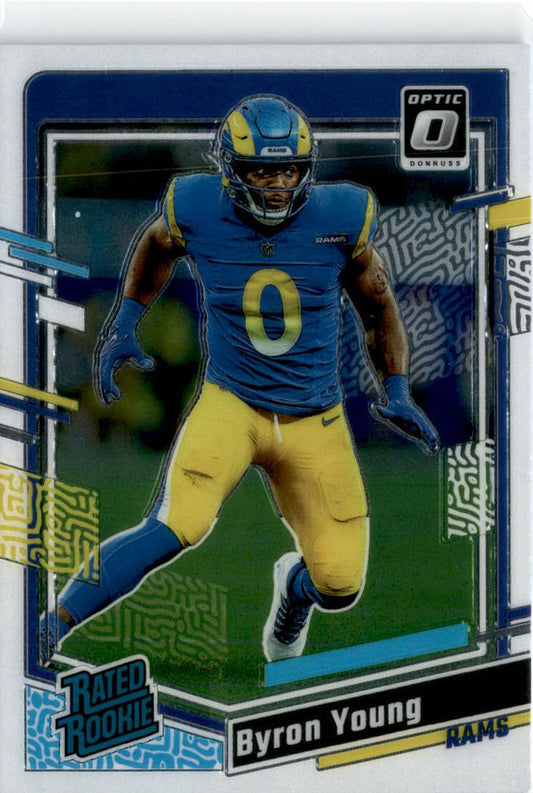 2023 Donruss Optic #266 Byron Young Los Angeles Rams