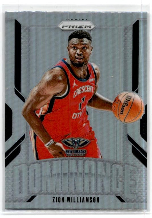 2024-25 Panini Prizm Dominance Prizms Silver #22 Zion Williamson Pelicans