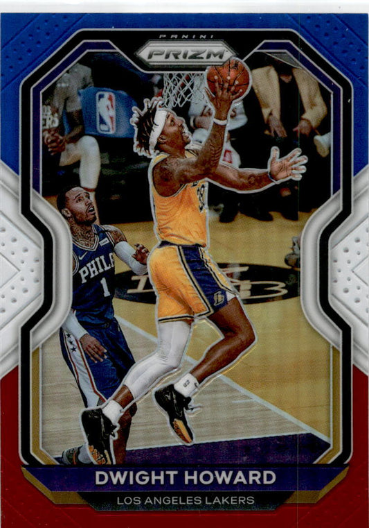 2020-21 Panini Prizm Red, White and Blue Prizms #175 Dwight Howard Lakers
