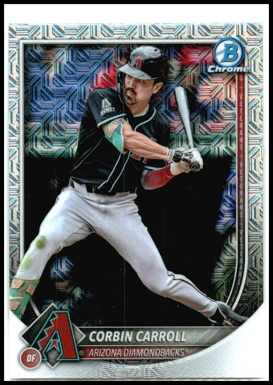 2025 Bowman Chrome Mojo Refractor #96 Corbin Carroll Arizona Diamondbacks