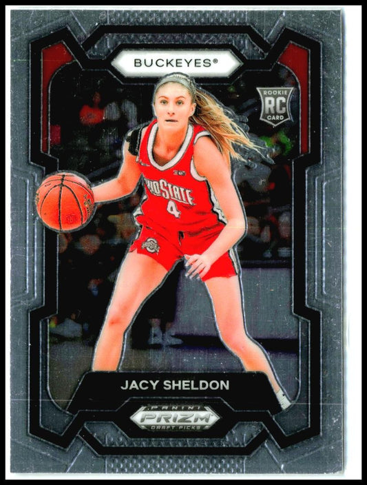 2024 Panini Prizm Draft Picks #45 Jacy Sheldon Suns