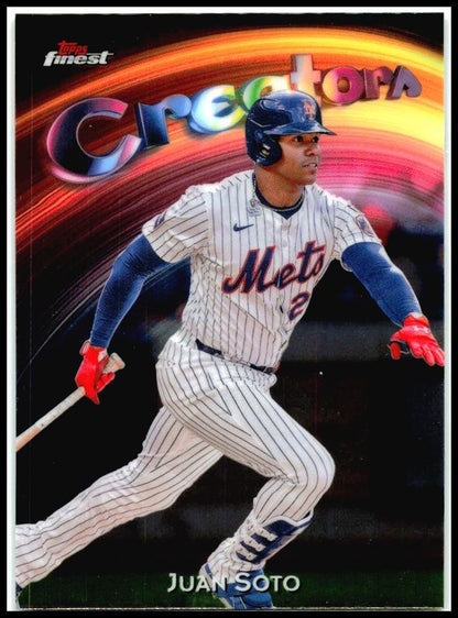 2025 Topps Finest Creatora #C-28 Juan Soto Mets