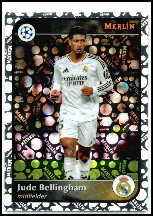 2024-25 Merlin UEFA Club Vintage Merlin Refractor #5 Jude Bellingham Real Madrid