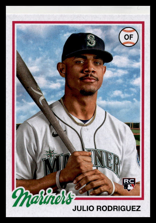 2022  Topps Archives #115 Julio Rodriguez RC Seattle Mariners