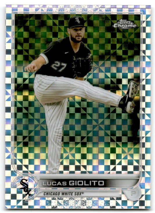 2022 Topps Chrome x-fractor Lucas Giolito Chicago White Sox #94